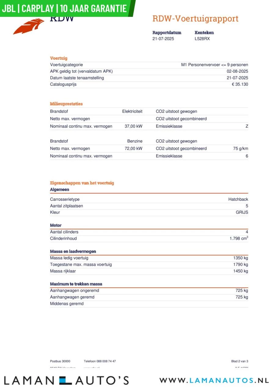 Hoofdafbeelding Toyota Prius