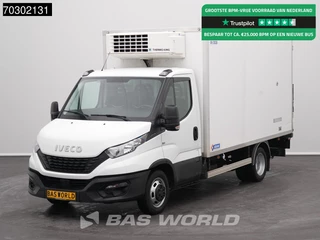 Iveco Daily 35C14 Bi Temp Koelwagen Vriezer Thermo King V-500 MAX 230v Stekker Dubbellucht Euro6 Koel Koeler Kühl Kühler Kühlwagen Kühlkoffer Vries Vriezer Frigo