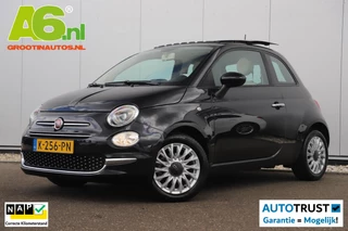Fiat 500 1.0 Hybrid Lounge Schuifdak Cruise Control Carplay Android Navigatie Airco 15 inch LMV
