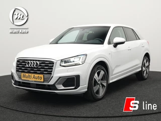 Audi Q2 35 TFSI 2x S Line 150pk | Camera | LED | Carplay | Sportsoelen Half Leder | Stoelverwarming | Cruise Control | 18'' L.M. | DAB |