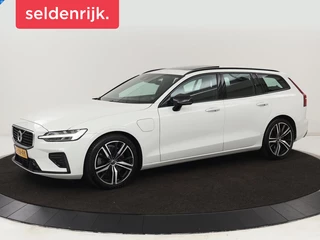 Hoofdafbeelding Volvo V60 Volvo V60 2.0 T8 Recharge AWD R-Design | Panoramadak | Stoelventilatie | Harman/Kardon | Leder | Carplay | Camera | Memory | Stoelverwarming | Navigatie | PHEV | Plug In