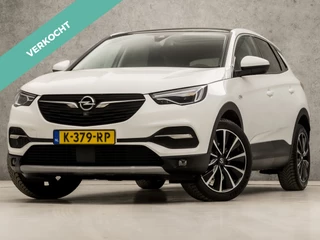 Hoofdafbeelding Opel Grandland X Opel Grandland X 1.2 Turbo Elegance Sport (PANORAMADAK, APPLE CARPLAY, GROOT NAVI, LEDER, 360 CAMERA, SPORTSTOELEN, GETINT GLAS, LED KOPLAMPEN, NIEUWE APK, NIEUWSTAAT)