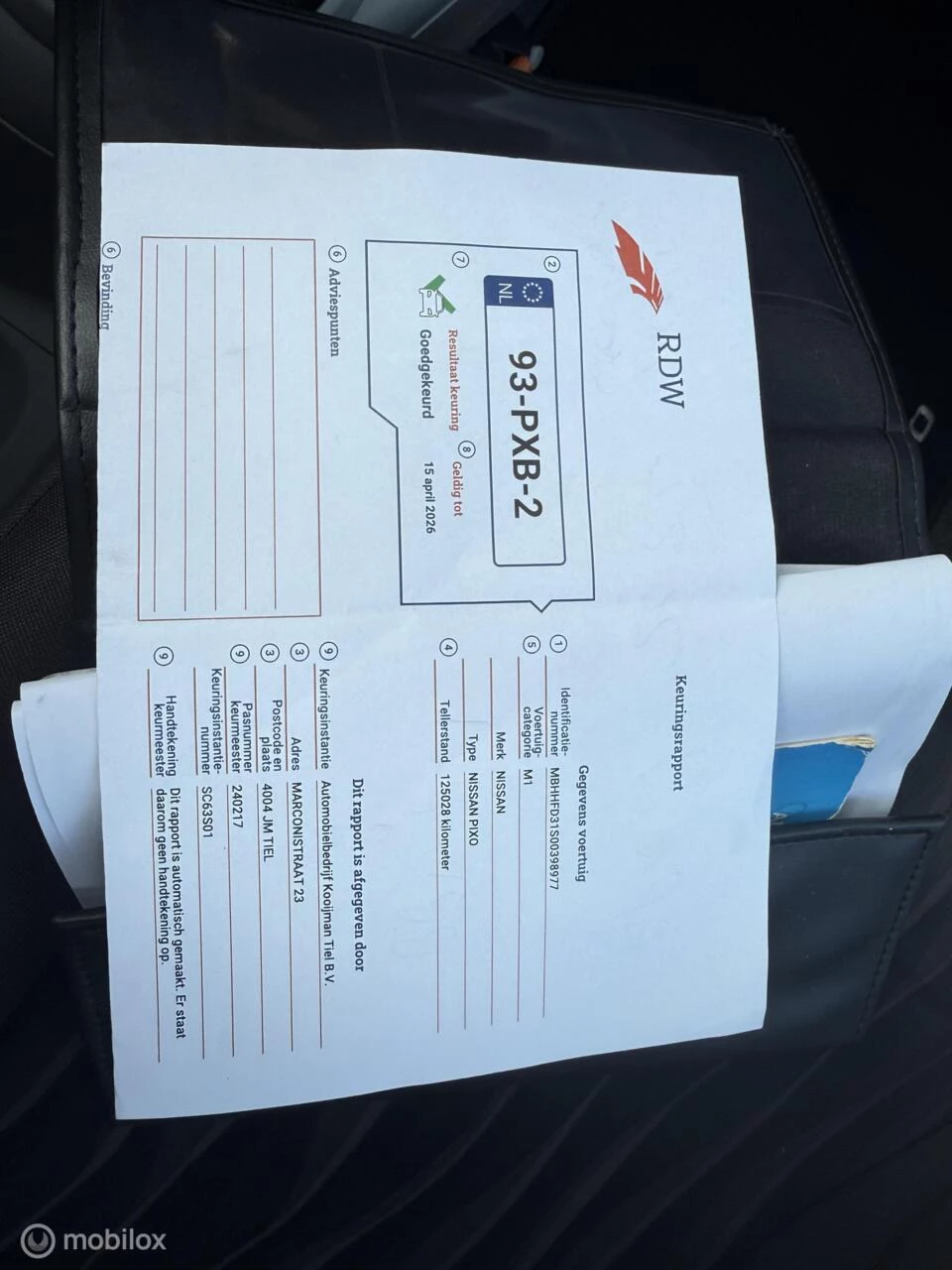 Hoofdafbeelding Nissan Pixo