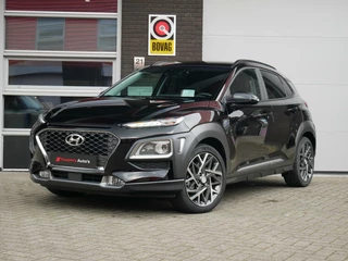 Hoofdafbeelding Hyundai Kona Hyundai Kona 1.6 GDI HEV Premium Trekhaak| Leder| HUD| Camera