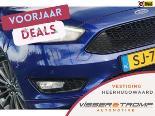 Ford Focus Wagon 1.0 Ecoboost 125pk ST-Line - Deep Impact Blue - Carplay/360 camera/Nav