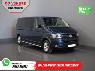 Volkswagen Transporter 2.0 TDI 140 pk DSG Aut. L2 DC Dubbel Cabine Rijdt Goed/ NL Auto/ Cruise/ Camera/ PDC/ Trekhaak