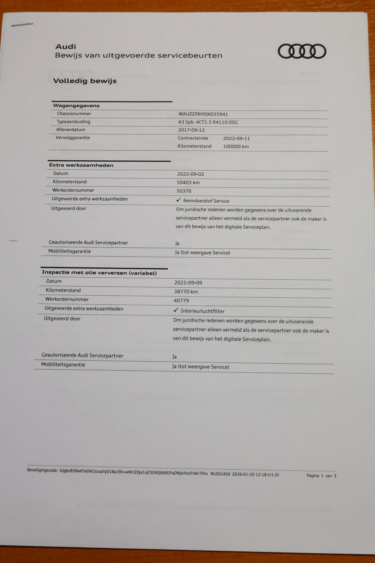 Hoofdafbeelding Audi A3