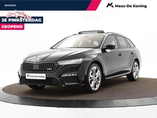 Skoda Octavia Combi 1.4 TSI 245pk DSG RS iV PHEV Business · Panoramadak · CANTON Audio · Elek. Voorstoelen · Camera · Head-Up · Dodehoek Detectie · 19'' Inch ·