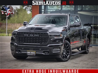 Hoofdafbeelding Dodge Ram 1500 Dodge Ram 1500 Limited Demo Night High Output 540HP 706Nm | Massage + Full Option | De Meest Luxe en Volle Pick-Up in zijn Klasse | Comfortabele Dubbele Cabine met Royale 5 Zitplaatsen | BPM vrij | Nu Leverbaar uit Voorraad | Voorraad Nr 2263 - V76JVF