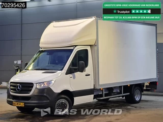 Mercedes Sprinter 514 CDI Laadklep Dubbellucht Zijdeur Bakwagen Airco Cruise MBUX CarPlay D'Hollandia Euro6 Meubelbak Koffer Airco Cruise control