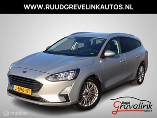 Ford Focus Wagon EcoBoost Hybrid 125 PK H6 Titanium Navi Stoel+Stuurverwarming Digi Cockpit Wegklapbare Trekhaak Bomvol Opties