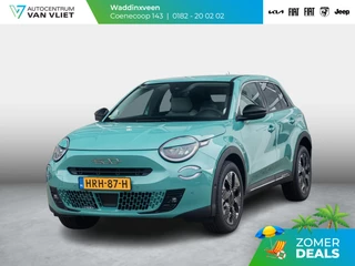 Fiat 600 1.2 Hybrid La Prima | Clima | Adapt. Cruise | Camera | BSM | 18" | Stoelverwarming | Apple Carplay | Elektr. A-Klep