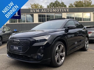 Hoofdafbeelding Audi Q4 e-tron Audi Q4 Sportback e-tron 50 quattro 77 kWh S LINE in- exterieur | HEAD UP DISPLAY | ELECTR. STOELEN+GEHEUGEN | PANORAMADAK RIJKLAARPRIJS INCL. 12MND BOVAG | DEALER ONDERHOUDEN