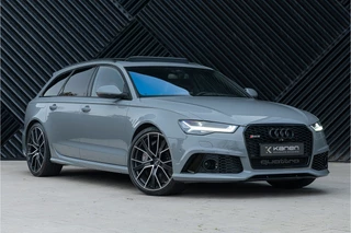Hoofdafbeelding Audi RS6 Audi RS6 4.0 TFSI Quattro Performance ACC Keramisch Pano Carbon Memory 360 HeadUp Matrix Bose Keyless