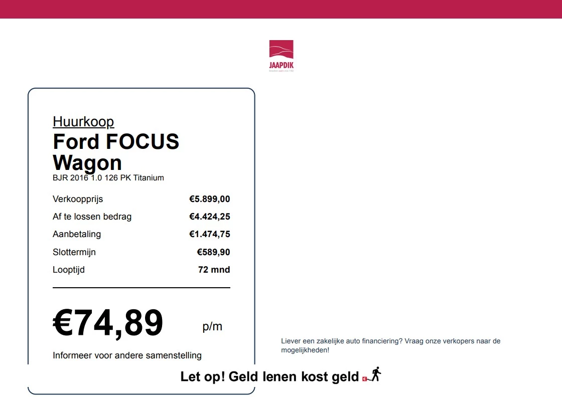 Hoofdafbeelding Ford Focus