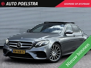 Mercedes-Benz E-klasse 220 d AMG Line Panoramadak Widescreen Distronic Rondomzicht camera Trekhaak Stoelverwarming LED