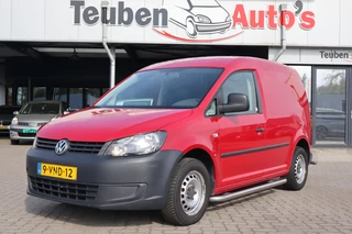 Volkswagen Caddy 1.6 TDI | Rechter zijdeur | Sidebars | Half lederen bekleding | Radio cd speler