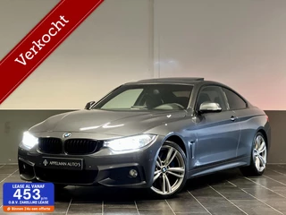 Hoofdafbeelding BMW 4 Serie BMW 4-serie Coupé 435i High Executive | Nap |  Schuifdak | H&K | M-Sport |