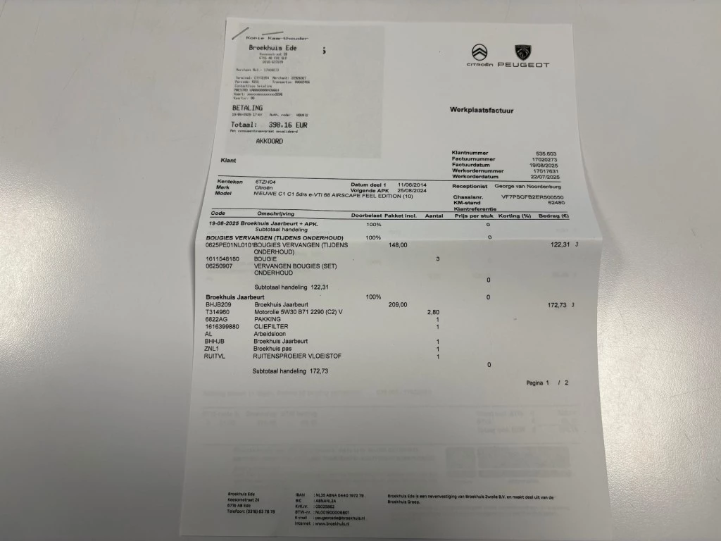 Hoofdafbeelding Citroën C1