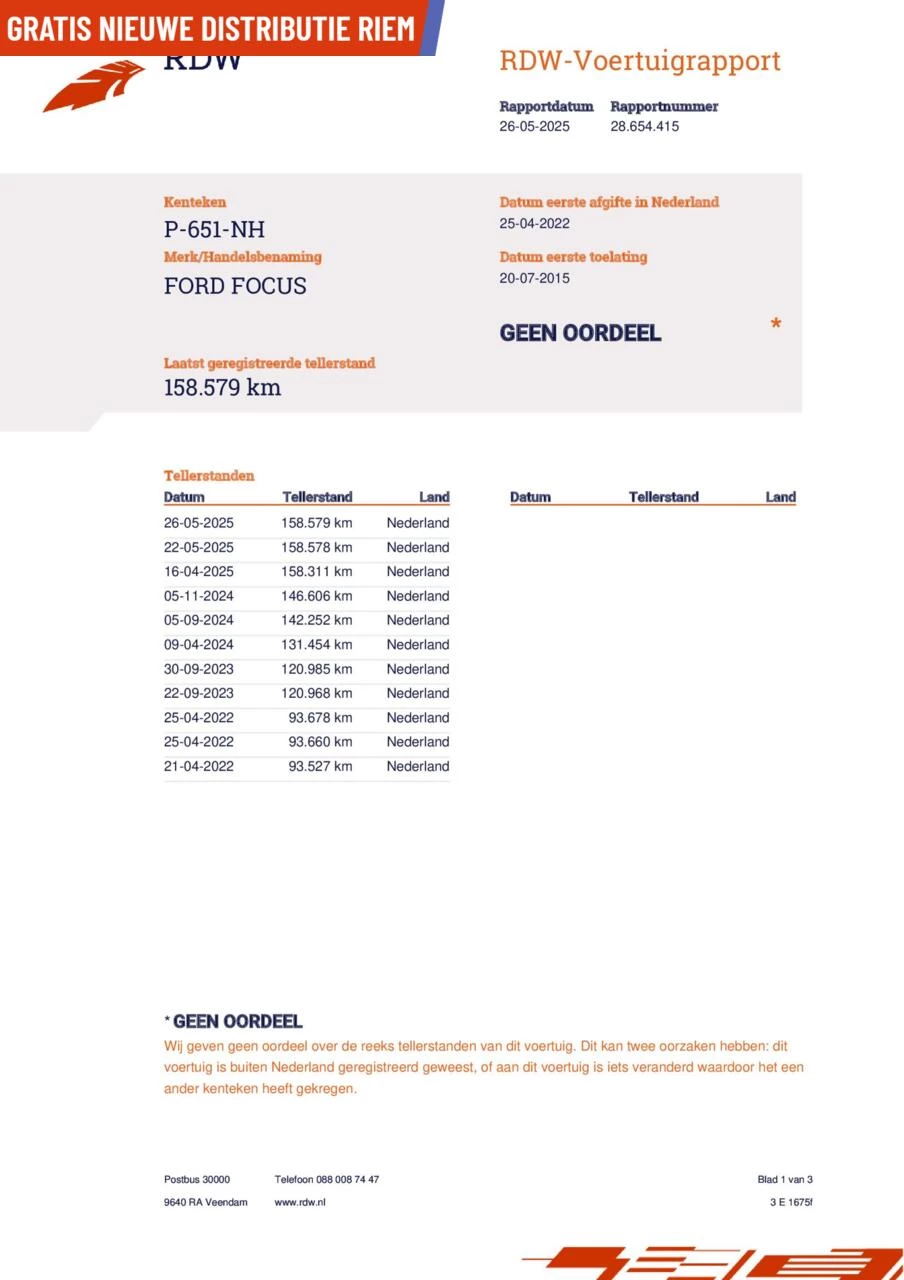 Hoofdafbeelding Ford Focus