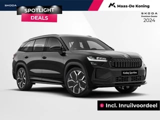 Skoda Kodiaq 1.5 TSI PHEV Sportline Business DSG | Trekhaak | 20'' Licht metalen Velgen | Panorama dak | prijs is incl. inruilvoordeel