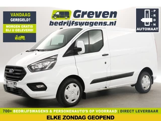 Ford Transit Custom 2.0 TDCI L1H1 Automaat Airco Camera Carplay Cruise LED Navigatie 3 Persoons PDC Stoelverwarming