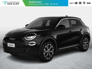 Fiat 600 1.2 Hybrid 136pk La Prima | Leder | Stoelmassage | Trekhaak | Camera| Carplay | Adapt. Cruise | Winter Pack