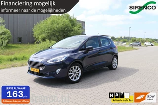 Ford Fiesta 1.0 EcoBoost Titanium X Carplay android auto stoel en stuur verwarming adaptive cruise en climate control camera autopark