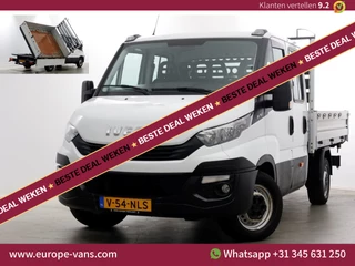 Iveco Daily 35S14 316pk E6 L2H1 D.C. 3-Zijdige Kipper Airco/Trekhaak 3500kg 02-2018