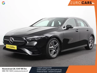 Mercedes-Benz A-klasse 200 AMG Line Achteruitrij camera Verwarmde voorstoelen Navigatie LED Climate control Adaptieve cruise control Parkeersensoren Apple Carplay & Android Auto
