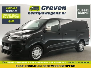 Citroën Jumpy 2.0 HDI L3H1 | Dubbele Cabine | 5 Persoons | Airco 360Camera Carplay Cruise 2xSchuifdeur Navi PDC Trekhaak