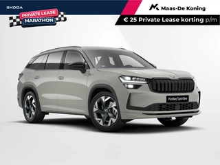 Škoda Kodiaq Sportline Business 1.5 TSI PHEV 150 kW / 204 PK | Steel Grey | 19'' tirsuli aero velgen | Trekhaak wegklapbaar