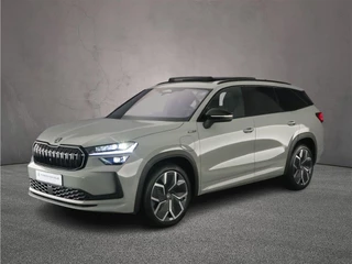 Hoofdafbeelding Škoda Kodiaq Skoda Kodiaq Sportline Business 1.5 TSI PHEV 204pk DSG Automaat Trekhaak, Panoramadak, Adaptive cruise control, Achteruitrijcamera, LED matrix koplampen, Elektrische achterklep