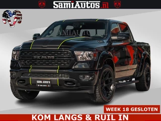 Dodge Ram Pick-Up SPORT | 5.7 V8 4x4 HEMI | PANORAMA DAK | GROOTSCHEM 12 INCH | LPG | Diamond Black Pearl | CREW CAB | DUBBELE CABINE | 5 PERSOONS | DC | VOORRAAD NR 2554 - 6048