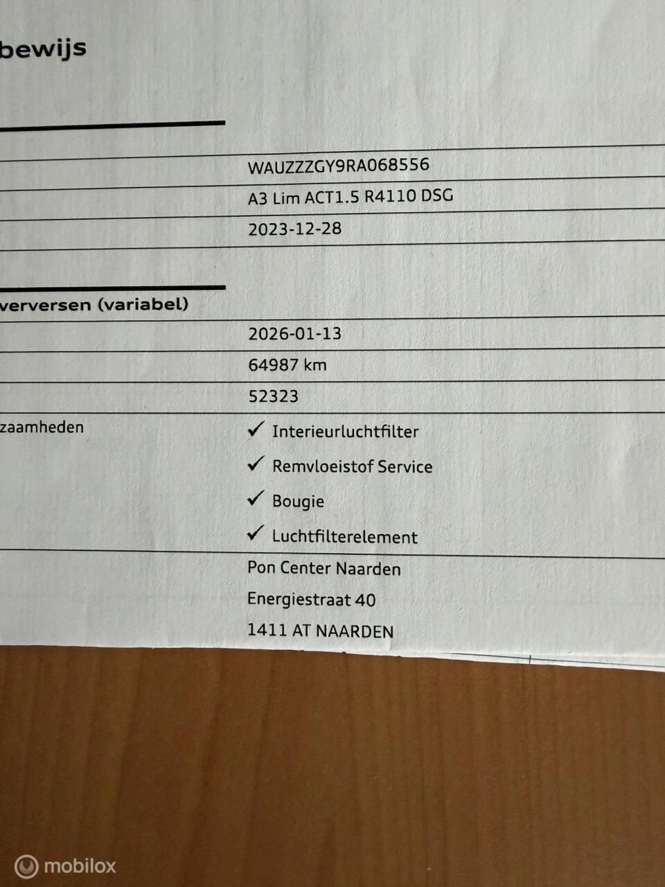 Hoofdafbeelding Audi A3