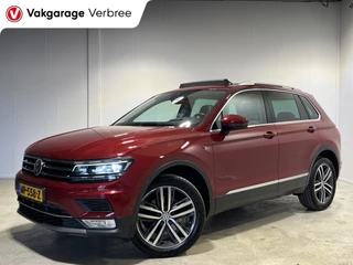 Volkswagen Tiguan 2.0 TSI 4Motion Highline | Navigatie/Android/Apple Carplay | LM Velgen 19" | Voorstoelen Verwarmd | Cruise Control Adaptief | Lederen Bekleding | Elektrisch Panoramaschuifdak |