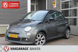 Fiat 500 500 C 0.9 TWINAIR LOUNGE GQ design uitvoering CLIMA LEER