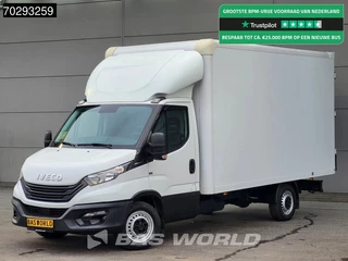 Iveco Daily 35S16 160PK Automaat Bakwagen Achterdeuren Airco Camera Euro6 Meubelbak Koffer 21m3 Airco