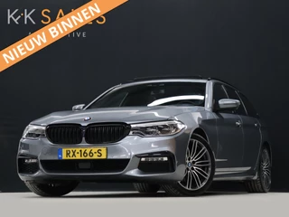 BMW 5 Serie Touring 530i High Executive M-Sport [TREKHAAK INKLAPBAAR, SCHUIFKANTELDAK, MEMORY SEATS, HARMAN/KARDON, APPLE CARPLAY, ADAPTIVE LED, 360 CAMERA, HEAD-UP, ADAPTIVE CRUISE, VOL LEDER, STOELVERWARMING, CLIMATE, NIEUWSTAAT]