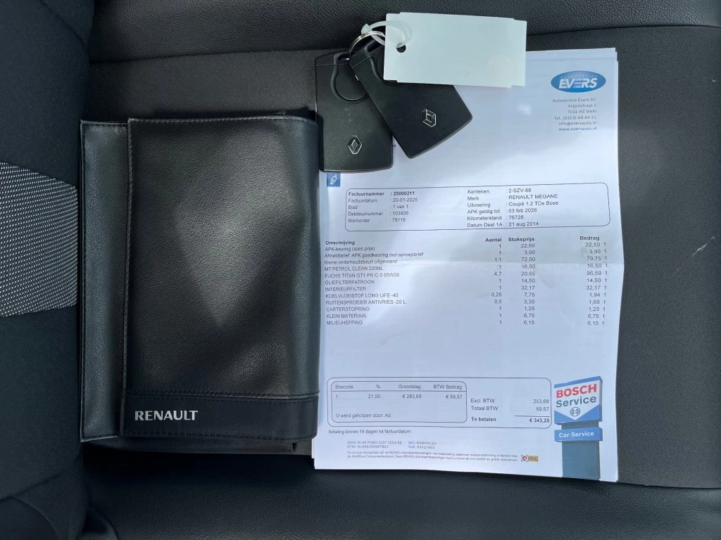 Hoofdafbeelding Renault Mégane