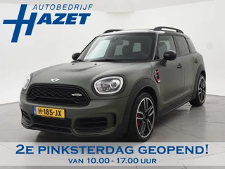 Mini Mini Countryman JCW 2.0 JOHN COOPER WORKS 231 PK ALL4 AUT. MAT GROEN + PANORAMA | CAMERA | HEAD-UP | HK | LEDER | STOELVERW.