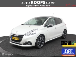 Peugeot 208 1.2 PureTech Allure  Tech Edition | Carplay | Glazendak | Clima | Elec.ramen | Wit metallic | Parkeer sensoren | Dealer-staat |