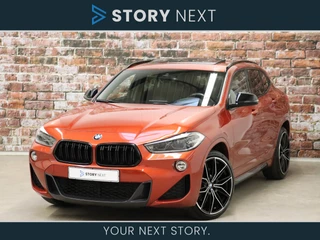 BMW X2 sDrive20i High Executive M Sport Pakket Automaat / Trekhaak / Panoramadak / Head-Up Display / Shadow Line / Climate Control / Adaptive Cruise Control / Driving Assistant Plus / Navigatiesysteem Plus / Stoelverwarming / Leder / DAB / Achteruitrijcamera / 20 Inch