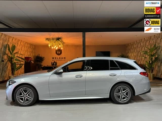 Mercedes-Benz C-klasse Estate 300 e AMG Line Garantie Trekhaak Massage Pano Ambient 360 Blindspot Elek Achterklep StuurVW Rijklaar