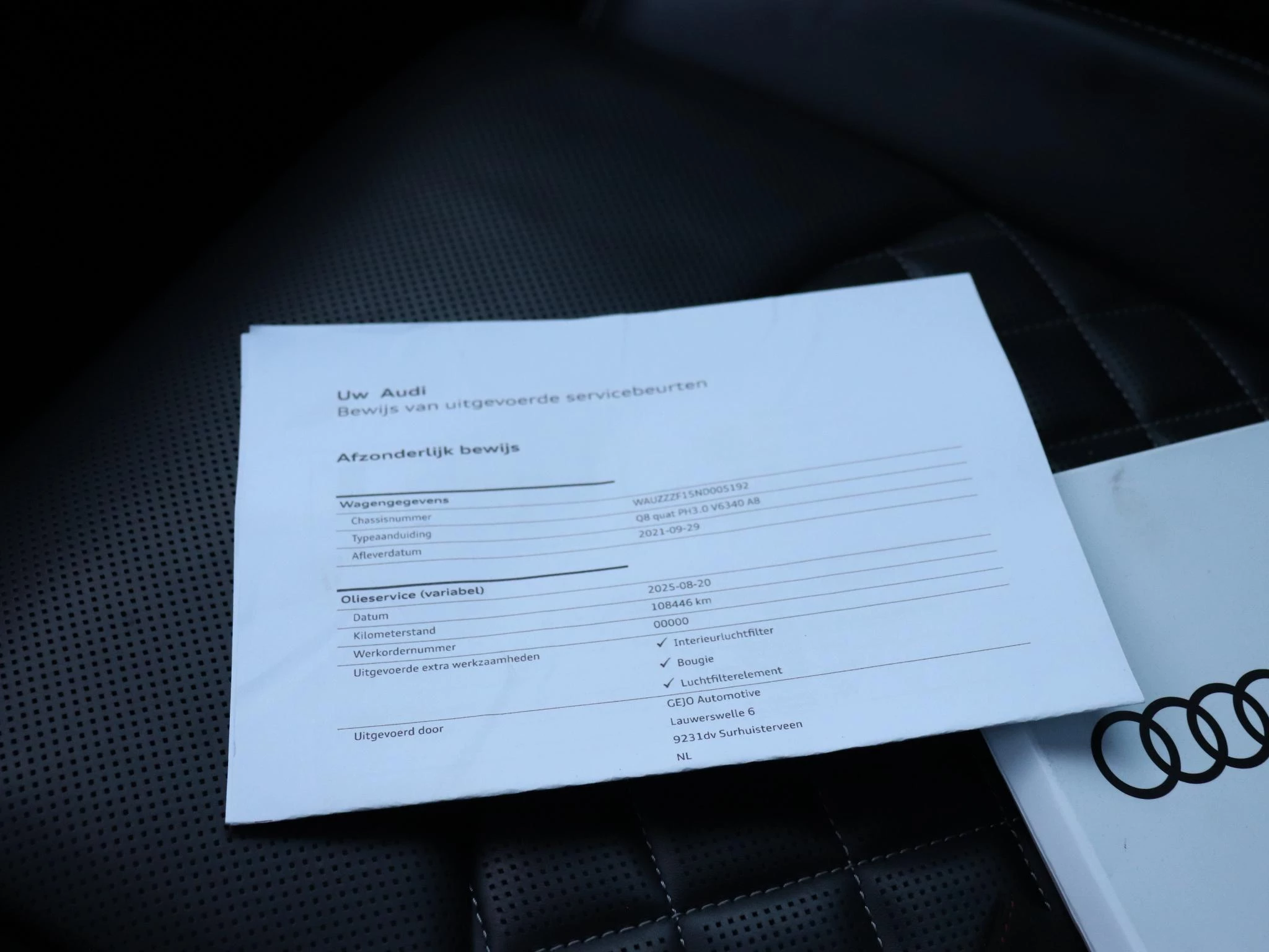 Hoofdafbeelding Audi Q8