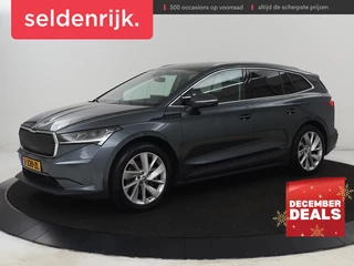 Hoofdafbeelding Škoda Enyaq iV Skoda Enyaq iV 80 | Warmtepomp | Trekhaak | Matrix LED |  Adaptive cruise | Keyless | Camera | Half leder | Stuurverwarming | Memory | Navigatie | Climate control | Dodehoek detectie | Getint glas