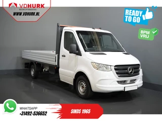Mercedes-Benz Sprinter 317 CDI Aut. L3 Open laadbak/ 3.5t Trekverm./ MBUX/ 4.3m bak/ Stoelverw./ Cruise/ Trekhaak