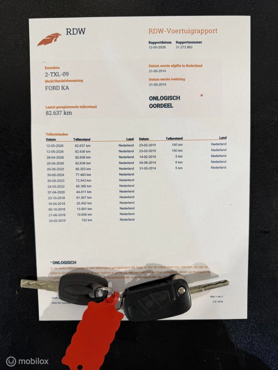 Hoofdafbeelding Ford Ka