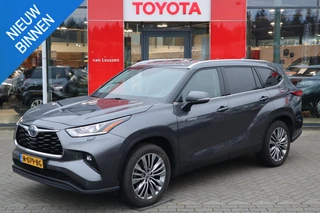 Toyota Highlander 2.5 AWD HYBRID EXECUTIVE JBL-AUDIO MEMORY-SEAT LEDER AFN-TREKHAAK STOEL/STUURVERW. BLIND-SPOT 2000KG-TREK. 7-PRS