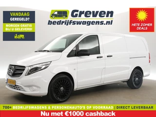Mercedes-Benz Vito 114 CDI Lang Automaat Camera Carplay Cruise Clima LED Trekhaak 2xSchuifdeur Navi 18"LMV Leder